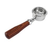 FILFEEL Portafiltro sin Fondo de Acero Inoxidable de 58 Mm para Máquina de café Diseño de Orejas Duales, para Amantes del café (#4)