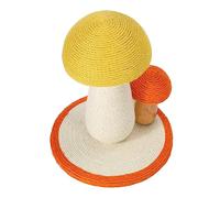 FILFEEL Poste Rascador para Gatos, Rascador Interactivo de Sisal con Forma de Seta para Gatitos, 30 X 38 Cm para Uso en Interiores