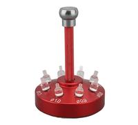 FILFEEL Prensador de Ajuste de Manecillas de Reloj - Ajustador de Manecillas de Reloj Profesional de Aleación de Acero con 8 Cabezales de Ajuste para de Hora, Minuto y Segundo - Herramienta para