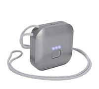 FILFEEL Purificador de Aire Portátil, Minicollar Personal con Iones Negativos, Tiempo de Ejecución 5H, Peso de 27g para Viajes de Oficina Al Aire Libre (BLACK)