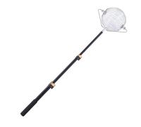 FILFEEL Recolector de Nueces Tamaño S Recogedor Rodante Multiusos para Pelotas de Tenis Castañas Manzanas Naranjas Peras Nueces de Nogal Americano - Poste Telescópico de Aleación de Aluminio con Acero