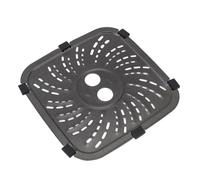 FILFEEL Reemplazo de Placa de Parrilla para Freidora - Bandeja de Parrilla de Acero Inoxidable para 6QT y 8QT - Rejilla para a Prueba de Herrumbre, Apta para Lavavajillas, con Calentamiento Uniforme