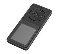 FILFEEL Reproductor MP3 con Pantalla TFT HD de 0,8 Pulgadas, Micrófono Incorporado y Función FM, Reproductor de Música Portátil con Auriculares, Azul (Black)