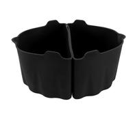 FILFEEL Revestimiento de Silicona para Olla de Cocción Lenta, Divisor para Fácil Preparación y Limpieza de Comidas en Casa o Restaurante, 6-7 Cuartos de Galón, 2 uds. (BLACK)