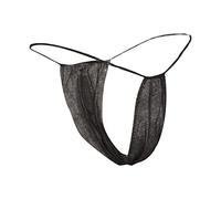 FILFEEL Ropa Interior Desechable, 100 Bragas Negras No Tejidas para Mujer con Material Transpirable, Envueltas Individualmente, Bordes Elásticos, Refuerzo de Doble Línea, Higiene