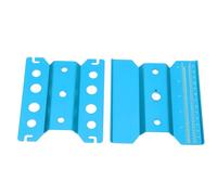 FILFEEL Soporte de Reparación de Automóviles Modelo RC: de Aleación y Estación de Trabajo Giratoria de 360° con Escalas Imperiales para Automóviles de Derrape sobre Orugas a Escala 16/10/8 (Blue)