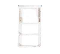 FILFEEL Soporte para Bandeja de Tarjeta SIM Dual para Note 10 - Juego de Repuesto de Plástico con Pin para Tarjeta (Silver)
