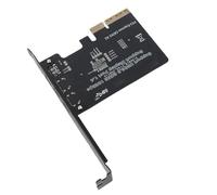 FILFEEL Tarjeta de Expansión PCIe USB 3.0 Type-C con Soporte DisplayPort 4K@60Hz - Controlador ASM3142 - Canales Duales de 10 Gbps - Compatible con PC de Escritorio PCIe X4/x8/x16