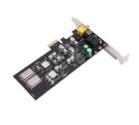 FILFEEL Tarjeta de Sonido PCIe de Alta Fidelidad con DAC ES9018K2M y Arquitectura DAC Dual - Tarjeta Digital Profesional para MacOS - Compatibilidad con Coaxial óptico de 96 KHz/24 Bits - de Sonido de