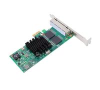 FILFEEL Tarjeta PCI 2. X1 Quad Gigabit Ethernet Basada en I350AM4 con 4 Puertos RJ45 para Aplicaciones de Servidores de Escritorio y Máquinas Industriales