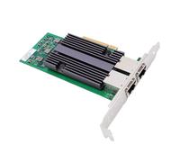 FILFEEL Tarjeta PCIe X8 de Doble Puerto 10GbE con X550-BT2 - Adaptador 10GBASE-T de bajo Consumo para Servidor y Freebsd - Soporta EEE, SR-IOV, QoS y Plug-and-Play