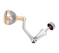 FILFEEL Tipos Ligeros Plegables de la Manija 3 del Metal de los Accesorios de la Pesca del Carrete del Balancín Disponibles (Medio)