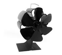 FILFEEL Ventilador para Chimenea Accionado por Calor: 6 Ventiladores Térmicos para Estufa de Leña, Circulador de Calor Silencioso de Aleación de Aluminio con Arranque Automático de Menos de 25 DB, sin