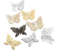 Filigree Wraps Metal Charm Pendant Connectors Crafts For Diy Jewelry Making Accessories Supplies Fashion
