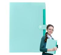 Filing Folders - A4 Portable Receipt Organizer with 7 Pockets, Multi-Layered Filing Folder with Color Labels | For School, Home, Office | Store Bills, Receipts, Documents | Portable & Multifunction Or