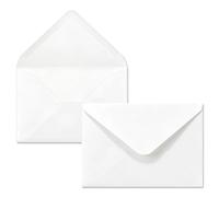 FILINK 100 Sobres Invitaciones Boda - Papel Kraft 110 g/m² - Tamaño B6 (18,5 x 13,5 cm) - Pegamento Húmedo - Sobres sin Ventana, Sobre Boda, Sobres Colores - Sobre Papel Blanco