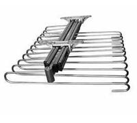 Filinox 82405011 - Pantalonero extraíble doble guía, color acero cromado