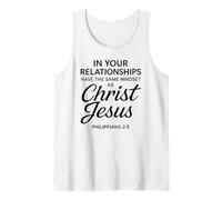 Filipenses 2:5 Relaciones Jesucristo Biblia Escritura Camiseta sin Mangas