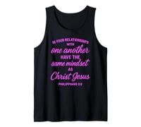 Filipenses 2:5 Relaciones Jesucristo Biblia Escritura Camiseta sin Mangas