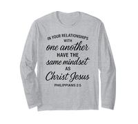 Filipenses 2 5 Relaciones Mentalidad Cristo Escritura Biblia Manga Larga