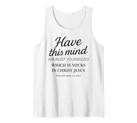 Filipenses 2 5 Tened Esta Mente Entre vosotros en Cristo Camiseta sin Mangas