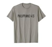 Filipenses 4:13 Verso de la Biblia Cristiano Camiseta