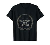 Filipenses 4 6 Ansiosos por Nada Biblia de fe Cristiana Camiseta