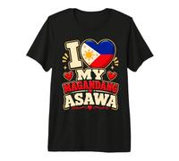 Filipina Amo a Mi Magandang Asawa Casado con Pinay Camiseta Premium