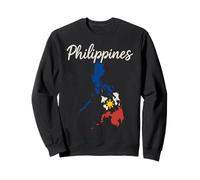 Filipinas Bandera Mapa Filipino Sudadera