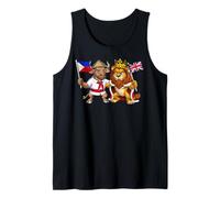 Filipinas Británica Bandera Reino Unido Orgulloso Filipino Camiseta sin Mangas