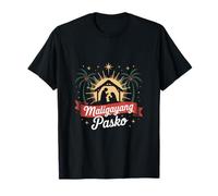 Filipinas Filipino Navidad Jesús Maligayang Pasko Camiseta