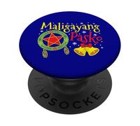 Filipinas Filipino Navidad Maligayang Pasko PopSockets PopGrip Adhesivo