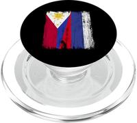 Filipinas Rusia Media Bandera Filipina Rusa Jersey PopSockets PopGrip para MagSafe