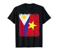 Filipinas Vietnam Media Bandera Filipino Vietnamita Historia Camiseta