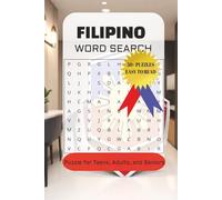 Filipino Word Search Puzzle Book: Easy to Read Featuring Tagalog, Pinoy, Philippine, and More | 6×9 Inches, 110 Pages | Over 50 Puzzles | Perfect Gift ... Vacations, Holidays, and Relaxing Free Time.