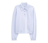 Filippa K- Sudadera Polo Azul con Cuello Polo- Tops- Mujer- Azul- S- Sudadera Polo Azul con Cuello Polo