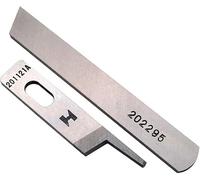 FILL GRUP® Conjunto cuchillas inferior y superior # 201121A + 202295 para overlock-remalladoras Juki, Pegasus, etc.