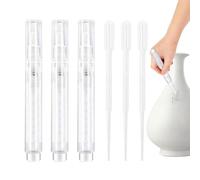 Fillable Paint Pen Brush - Precision Set, Reusable Scratch Cover Applicator, Furniture Repair Paint Pens | Handy Finishing Tools for DIY Home Improvement Kitchen Cabinet Wood Floor Window Art