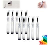 Fillable Touch Up Paint Pen Brush, Touch Up Paint Pens for Walls, Refillable Paint Pens for Walls, Touch Up Work, Paint Touch Up Pen, for Walls, Wood Floors, Cabinets, Windows, Doors (10)