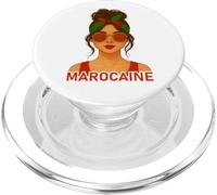 Fille Marocaine Drapeau du Maroc Copine ou Épouse Marocaine PopSockets PopGrip para MagSafe