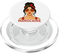 Fille Marocaine Drapeau du Maroc Copine ou Épouse Marocaine PopSockets PopGrip para MagSafe