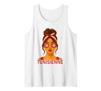 Fille Tunisienne Drapeau Tunisie Copine et Épouse Tunisienne Camiseta sin Mangas
