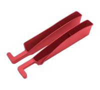 Filler de gap crack del asiento del coche, relleno de la brecha del asiento del coche | Filler Crevice Catcher Auto Seat | Juego de 2 bloqueadores de ranuras para vehículos, caja de almacenamiento de