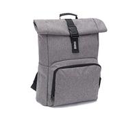 Fillikid Tokio - Mochila para cambiar pañales, incluye cambiador, espacio de almacenamiento variable, compartimento térmico y gancho de fijación, color gris