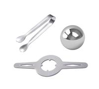 FILLING BOLL - Bola De Hielo Escalofriante | Acero Inoxidable Cespresso Bola De Hielo De Acero Inoxidable | ICE BALL ACCESORIOS DE MÁQUINA DESPRESSO PARA CEREA, JUUMO, VINO, C