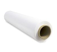Film Blanco para Embalar, Film, Papel Film, Rollo de Plastico Protector Muebles, Cajas Mudanza, Plastico Cubretodo 50cm x 300m estirables - SIDI (1 und, Blanco)