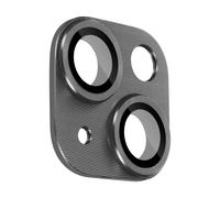 Film Cámara iPhone 14 y 14 Plus Cristal Templado + Aleación de Alumunio Negro