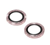 Film Cámara para iPhone 14 y 14 Plus Cristal Templado 9H Contorno purpurina