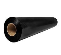 Film Negro para Embalar 2 Kg 50 cm x 300 m 23 micras | 1 Rollo | Rollos de Film Estirable Transparente