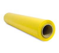 Film para Embalar, Film Amarillo, Papel Film, Rollo de Plastico Protector Muebles, Cajas Mudanza, Plastico Cubretodo 50cm x 300m estirables - SIDI (1 und, Amarillo)